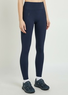 ON Studio Stretch-jersey Cropped Leggings Navy