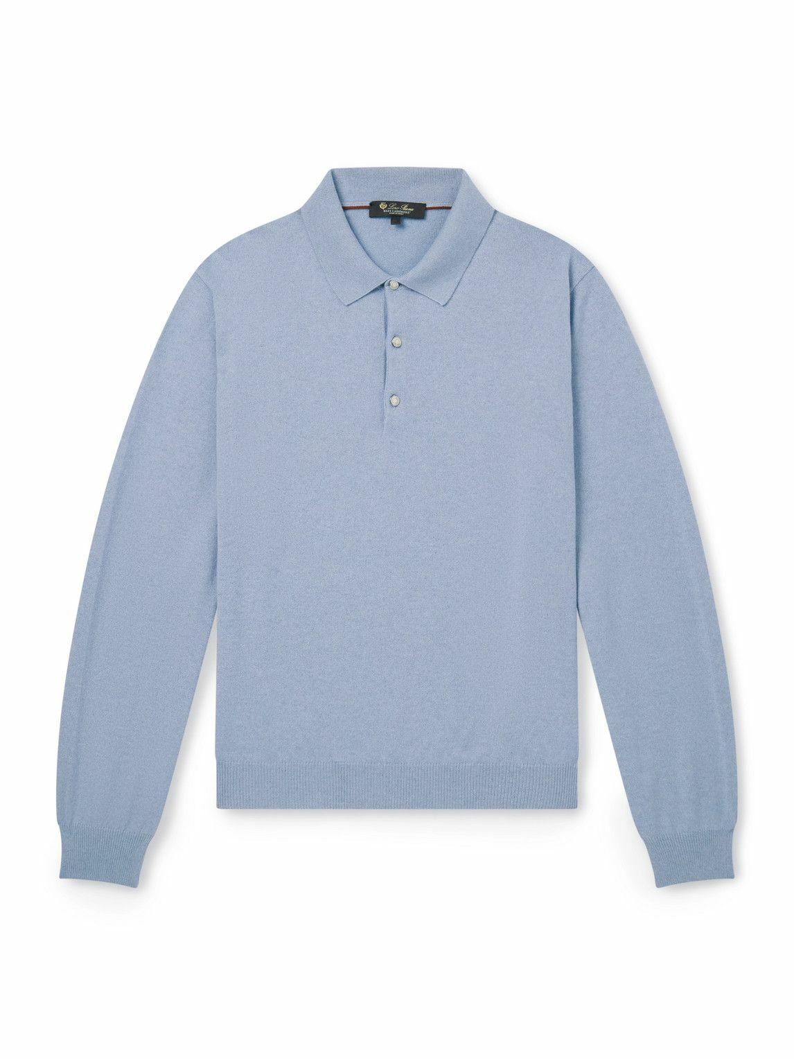 Loro Piana - Cashmere Polo Shirt - Blue Loro Piana