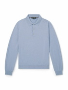Loro Piana - Cashmere Polo Shirt - Blue