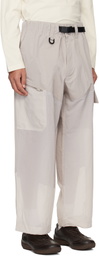 Y-3 Beige UT Straightleg Cargo Pants