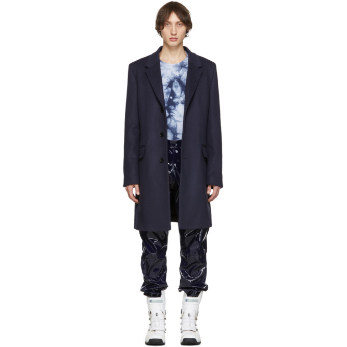 Photo: Acne Studios Navy Wool Odilon Coat