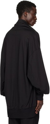 Julius Black Drape Long Sleeve T-Shirt