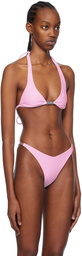 GCDS Pink Hardware Bikini Top