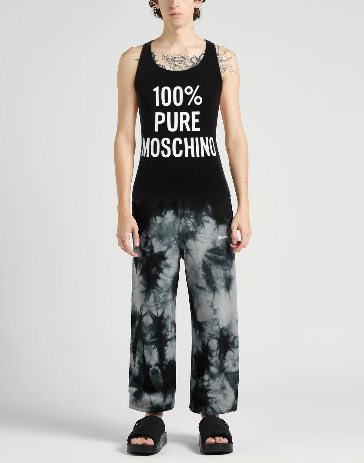 Moschino Mens Tank top in Black