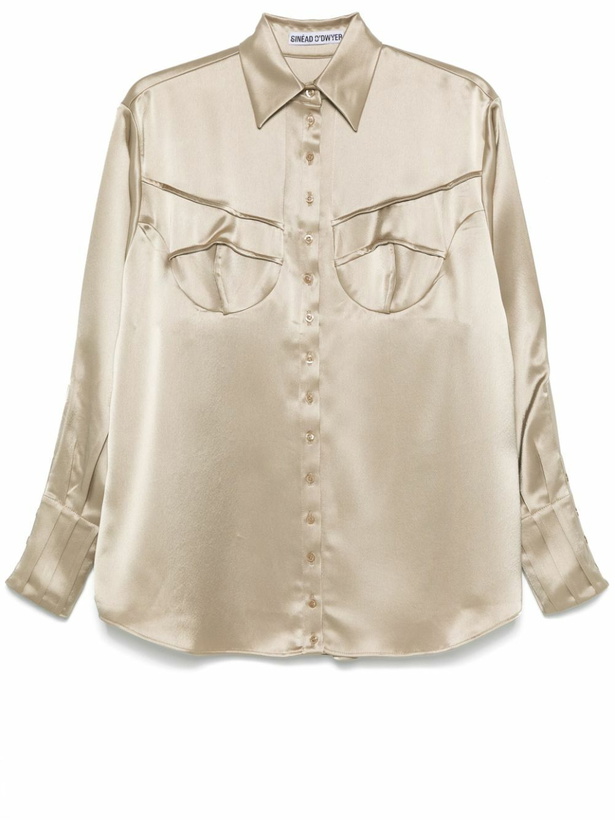 Photo: Sinead O'Dwyer Classic Satin Shirt