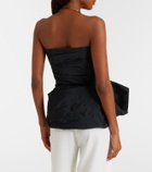 Max Mara Taffeta corset top
