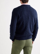 Polo Ralph Lauren - Cable-Knit Cashmere Sweater - Blue