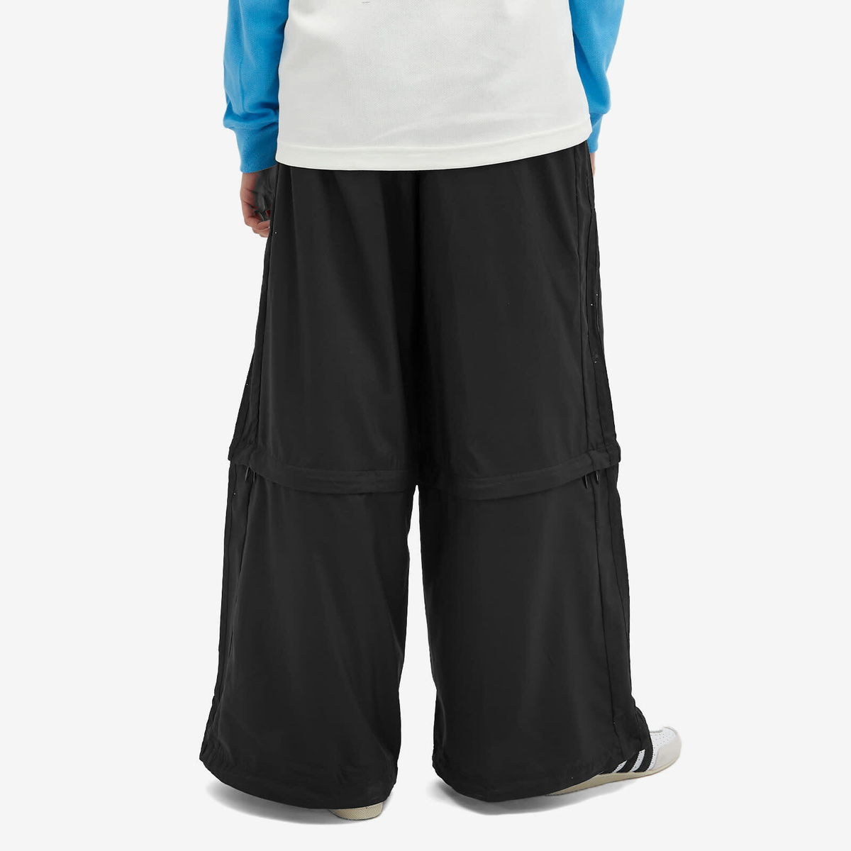 Adidas Women's Rasant Oversized Zip Off Track Pants in Black