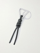Bottega Veneta - Braided Leather and Silver-Tone Keyring
