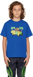 BAPE Kids Blue Baby Milo On Bape Summer T-shirt
