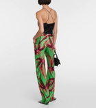 Louisa Ballou Floral straight pants