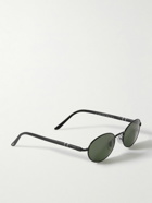 Persol - Ida Oval-Frame Metal Sunglasses