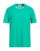 Msgm Mens T-shirt Emerald in Green