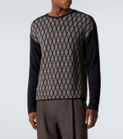 Giorgio Armani Wool and cashmere jacquard sweater