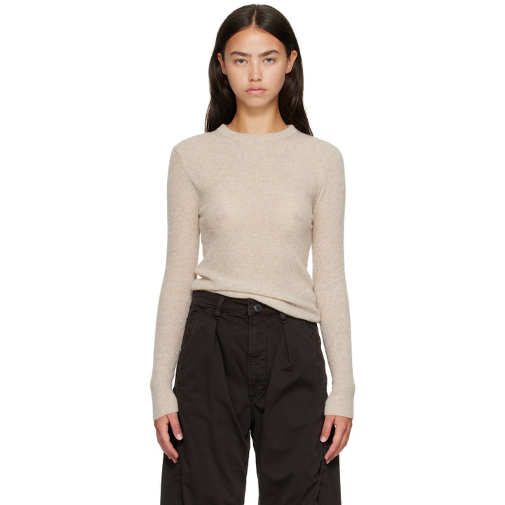 Photo: Citizens of Humanity Beige Alessia Crewneck Sweater