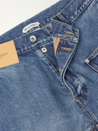 JW Anderson - Twisted Logo-Debossed Straight-Leg Jeans - Blue