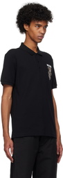 Moschino Black Teddy Bear Polo