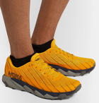 Hoka One One - Torrent Rubber-Trimmed Mesh Trail Running Sneakers - Yellow