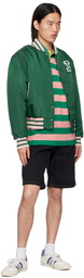 ICECREAM Green 'IC' Classic Bomber Jacket