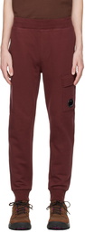 C.P. Company Burgundy Drawstring Lounge Pants