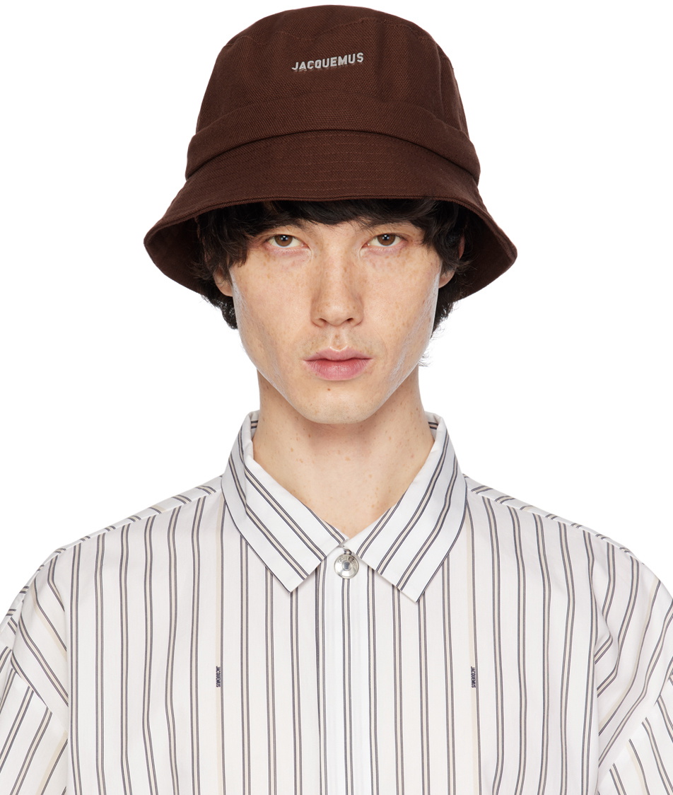 Jacquemus Brown Les Classiques 'Le bob Gadjo' Bucket Hat