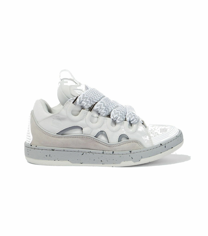 Photo: Lanvin - Curb leather sneakers