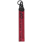 Off-White Red Industrial Keychain
