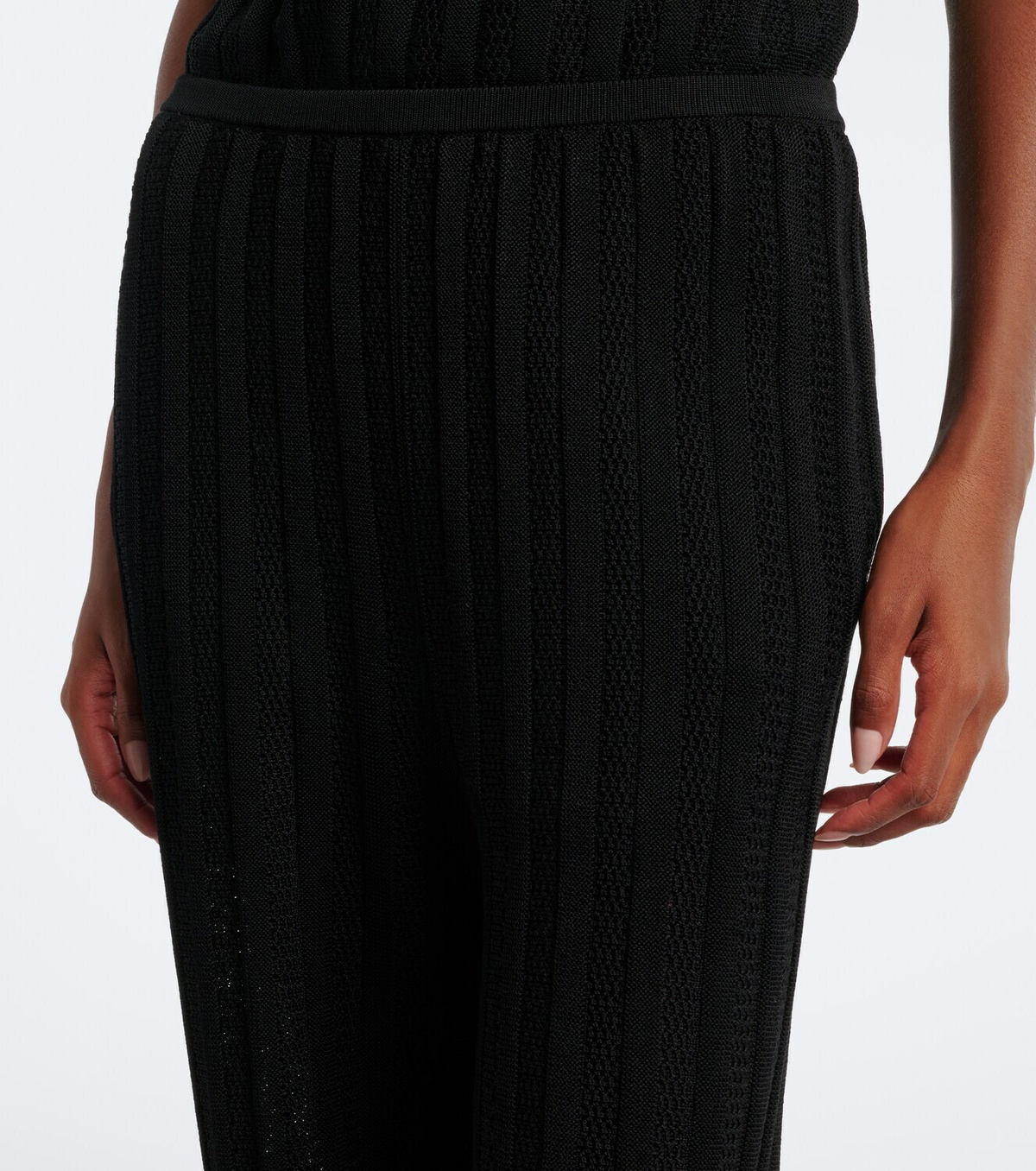 Eres Longitude knitted cotton-blend balloon pants