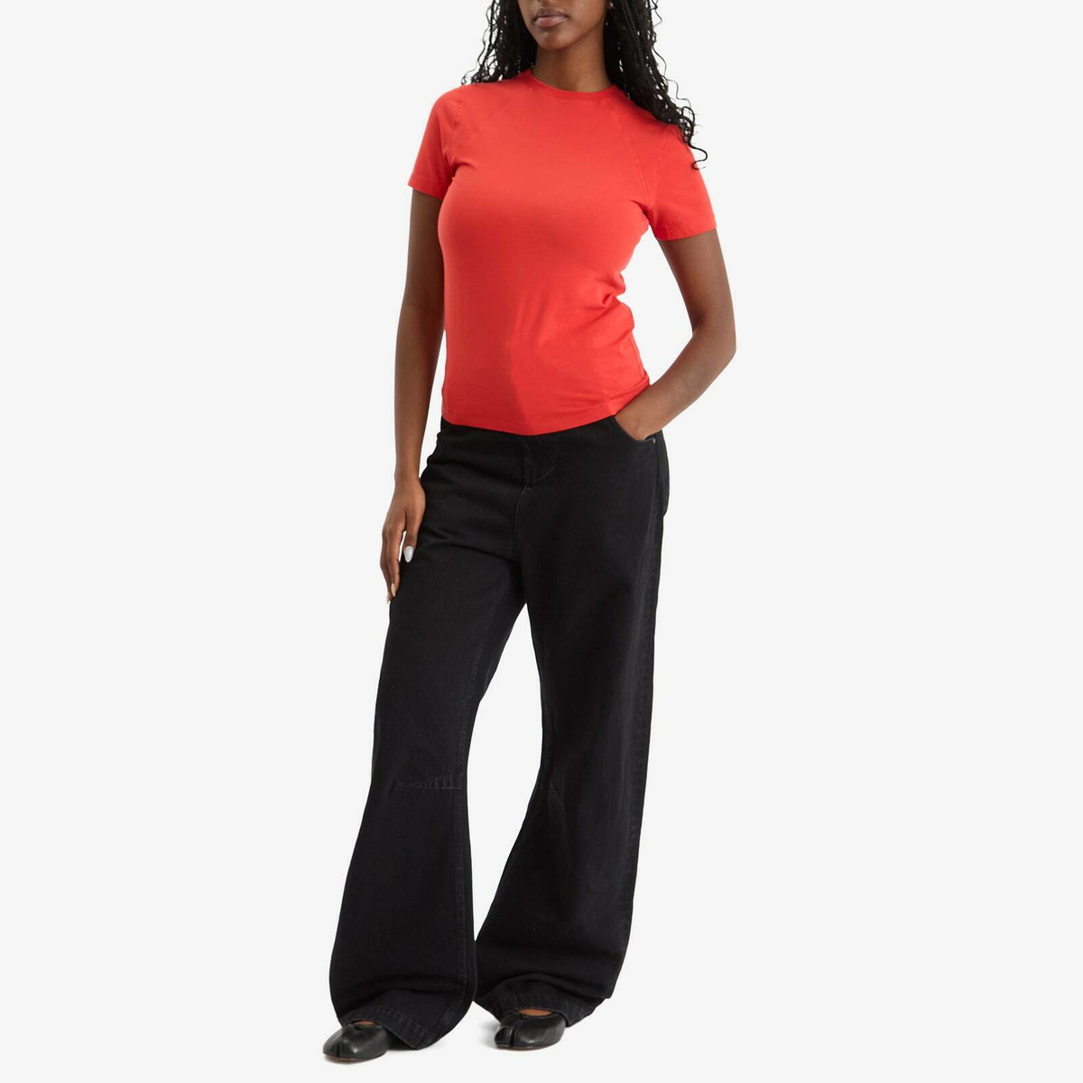 Entire Studios Women's Mini T-Shirt in Cherry