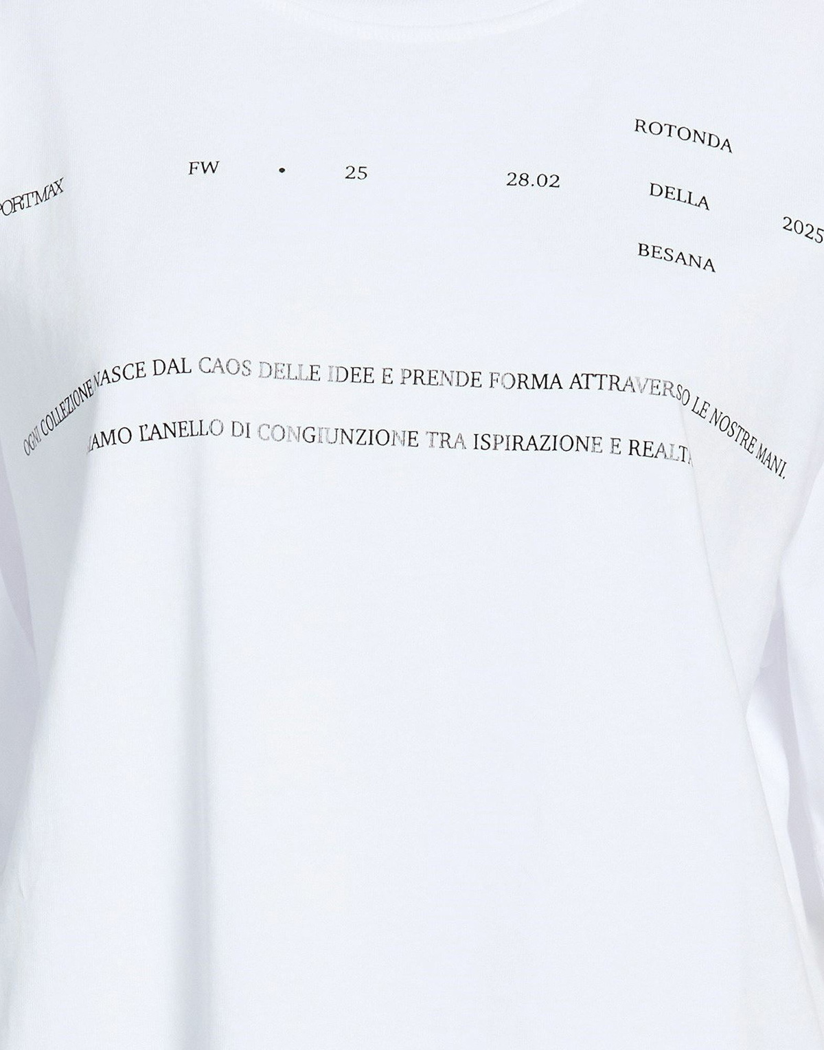 Sportmax Womens T-shirt in White