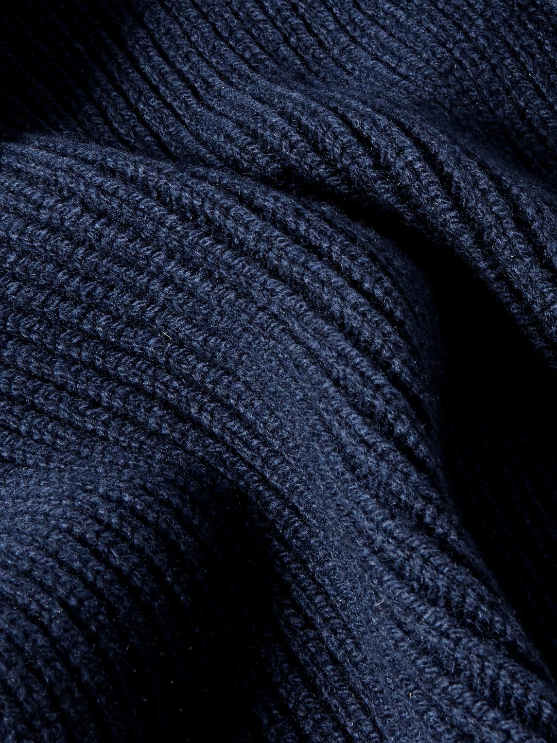 John Smedley - Stark Ribbed Recycled-Cashmere and Merino Wool-Blend Scarf
