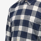 Foret Men's Dale Check Shirt in Navy