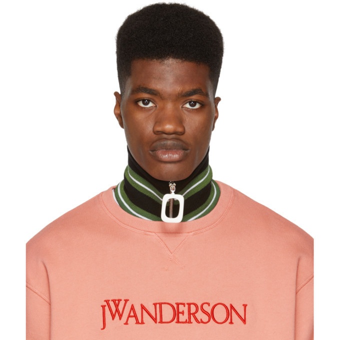Photo: JW Anderson Green Thick Stripe Neck Band