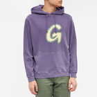 Gramicci Men's Fuzzy G-Logo Popover Hoody in Purple Pigment