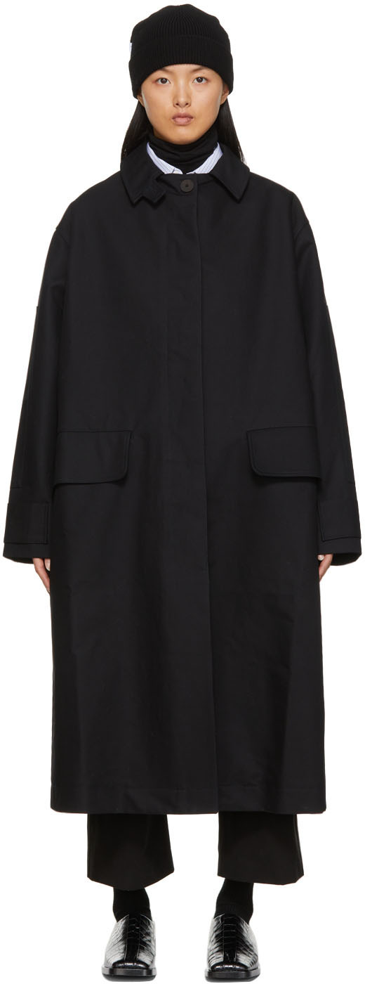 Studio Nicholson Navy Vo Coat Studio Nicholson