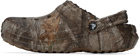 Crocs Brown Realtree Edition Classic Lined Clogs