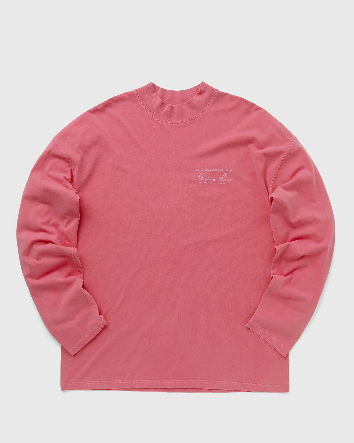 Martine Rose Pink Printed Long Sleeve T-Shirt