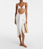 Melissa Odabash Winnie cotton and linen beach cover-up