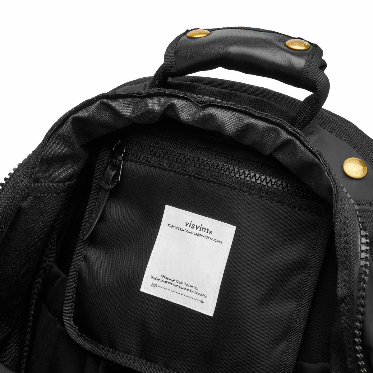Visvim Men's Cordura 22L Backpack in Black Visvim