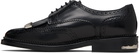 Toga Virilis Black Leather AJ855 Derbys
