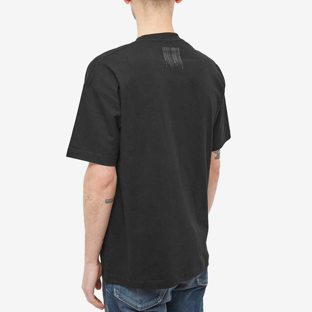 VTMNTS DRIPPING BARCODEＴシャツ VTMNTS Men's Dripping Barcode T-Shirt in Black VTMNTS