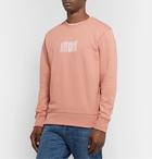 Saturdays NYC - Bowery Logo-Print Loopback Cotton-Jersey Sweatshirt - Pink