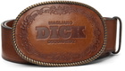 Dsquared2 Brown Magliano Edition D2 Embossed 'Dick' Buckle Belt