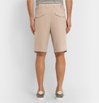 Brunello Cucinelli - Pleated Linen Shorts - Neutrals