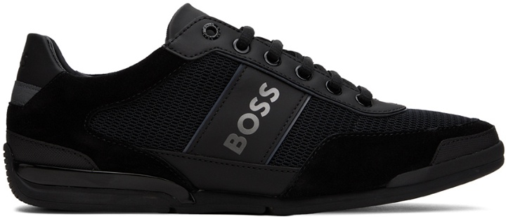Photo: BOSS Black Paneled Sneakers
