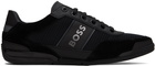 BOSS Black Paneled Sneakers