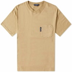 Comme des Garçons Homme Logo Tab Pocket T-Shirt in Beige