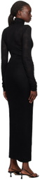 BITE Black Chalet Maxi Dress