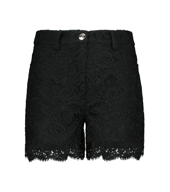 Photo: Staud - Lena lace cotton shorts