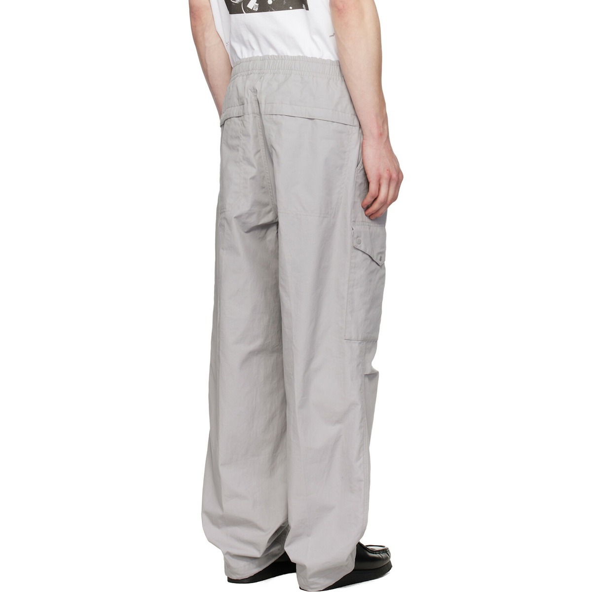 Stone Island Gray 3100017 All-Weather Cotton Canvas_S.I. Ghost Cargo Pants